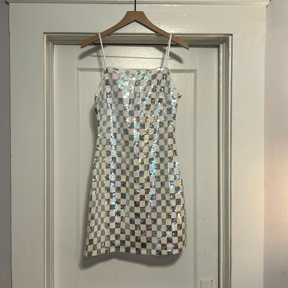 Pink Lily Mirrorball Dress Size M, never worn
